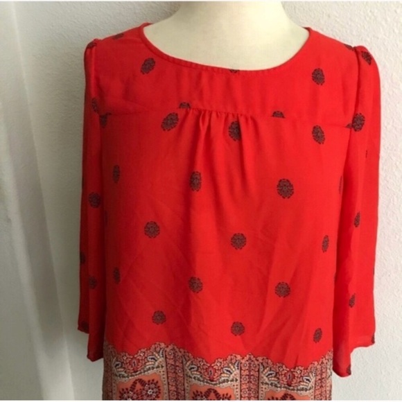 Maeve Rila Bordered Blouse - Picture 2 of 4